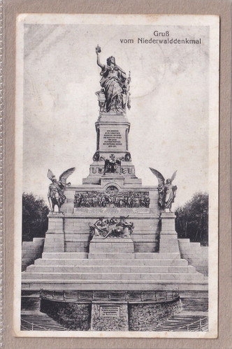 Ansichtskarte rüdesheim rhein - ansichtskarte, rüdesheim/rhein