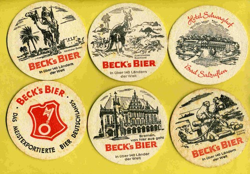 Bierdeckel beck bier - bierdeckel,