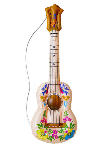 Aufblasbare hawaii gitarre - gitarre,