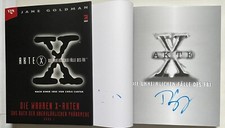 David Duchovny signiert Buch FBI Akte X Fox Mulder Unterschrift Autogramm signed