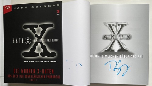 David duchovny signiert buch - david,