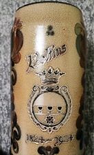 Großer Steinzeug Krug Salzglasur 4L Veltins Bier 1824-1924
