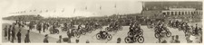 Nürburgring Foto Eifelrennen 1937 3m Norton NSU Bullus Imperia DKW AJS Panorama