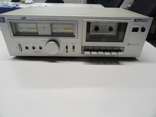vintage JVC Cassettendeck  KD A 11  Tape Deck silber / defekt