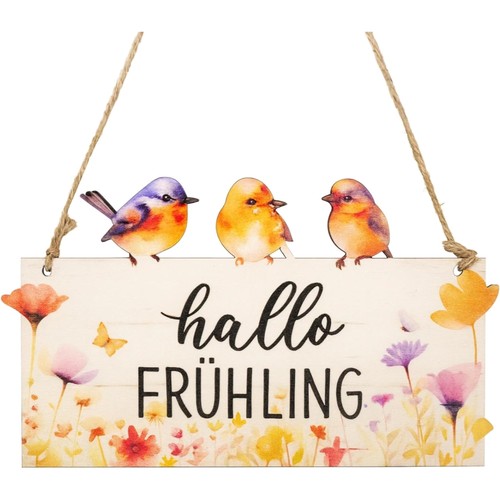 Holzschild frühlingsdeko - holzschild,