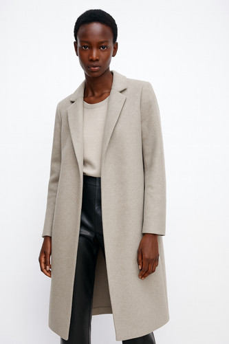 Zara damen wollmantel - wollmantel, in