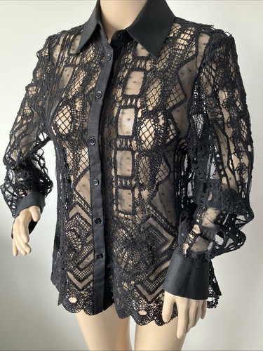Zara schwarze häkelspitze - schwarze,