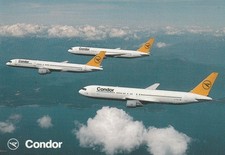 Werbekarte - Postkarte - Condor Boeing Flotte - unversandt -