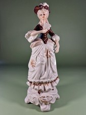 Dame mit Fächer - Porzellan