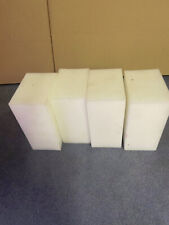 POM weiß, L 122mm, B 85mm, D 58mm, 4 Stück, Plattenmaterial, Kunststoff