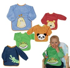 Playshoes Baby Ärmellätzchen mit schützender Folienunterlage mit Tiermotiven