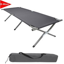 Feldbett Stahl 190 x 64 x 41 cm von BB Sport Grau * B-WARE