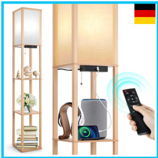 LED Stehlampe mit Regal