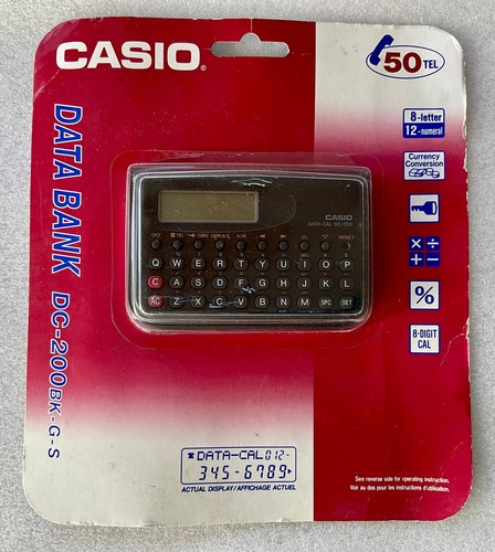 Casio data bank - casio,