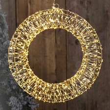 LED 3D Metallkranz mit 960