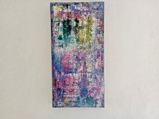 Original Kunst Modern Acryl Leinwand Gemälde Malerei Art Bild 30 x 60 - Abstrakt