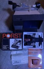 Rarität PORST Editor D1+Trocken-Klebepresse +Magazin.  1980. Quittung ca. 420 DM