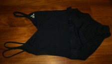 ADIDAS Badeanzug schwarz sehr edel Adidas Logo gold Gr. 38 / M Neu