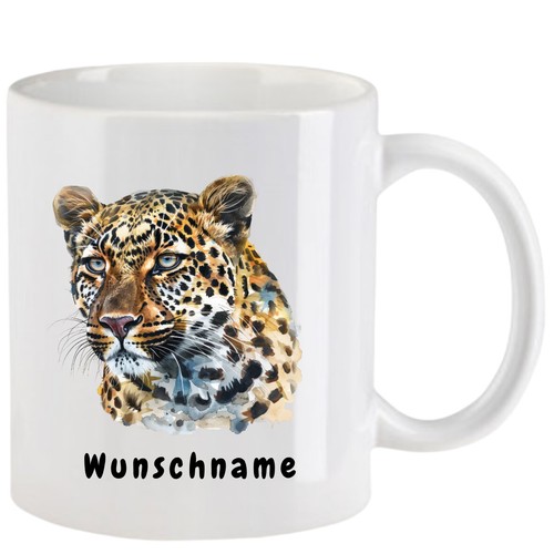 Tasse leopard gepard - leopard,