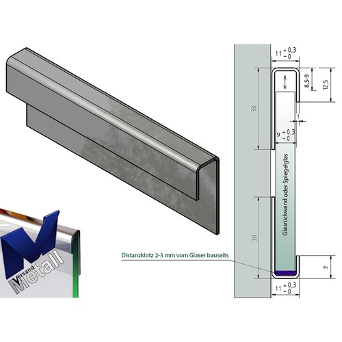 Set glashalter - set, (2-teilig)