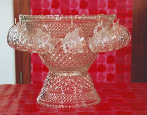 Antikes teiliges bowle - antikes,