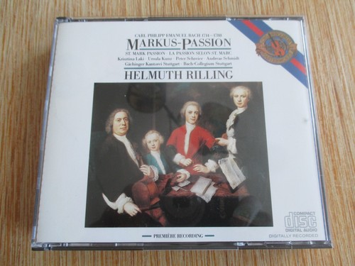 Bach markus passion - c.p.e., markus-passion