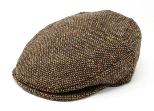 Flatcap vintage donegal braun - flatcap,
