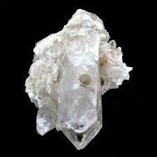 Bergkristall - Stufe Brasilien A/B - Qualität Ø 332 mm / 6790 g klar & weiß 437