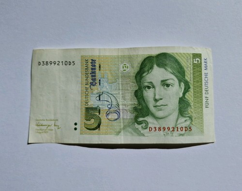 Fünf deutsche mark dm - fünf,
