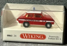 Wiking 1:87/H0, Trabant 601 S Feuerwehr, 086124, Modellauto, Trabi