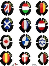 Wiz Knieschleifer, Flag, verschiedene Flagen, Kunstoff Schleifer, Landesflaggen