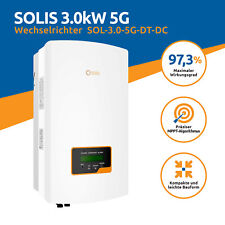 AUSVERKAUF! Solis 3,0kW 2MPPT 1ph DC Wechselrichter Solaranlage SOL-3.0-5G-DT-DC