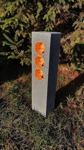 Dreifach gartensteckdose - dreifach,