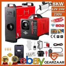 12V 24V 230V Standheizung Lufterhitzer 8KW Bluetooth DieselHeizung Hus Auto RVs