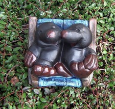 Maulwurf Paar im Liegestuhl