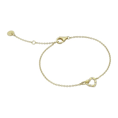 Romantic gilded bracelet with