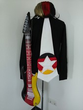 Deutschland Elvis Kostüm Perücke Gitarre Krawatte Karneval WM 2026 EM Germany