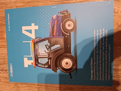 Prospekt iseki th4 traktor - iseki,