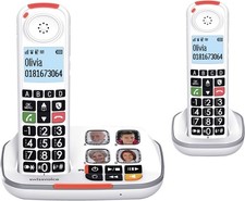 SWISSVOICE Xtra 2355 Duo DECT, schnurloses Festnetztelefon, gr Tasten,teildefekt