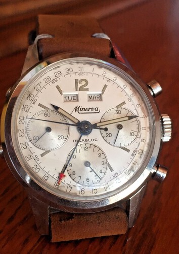 High class minerva chronograph - minerva,