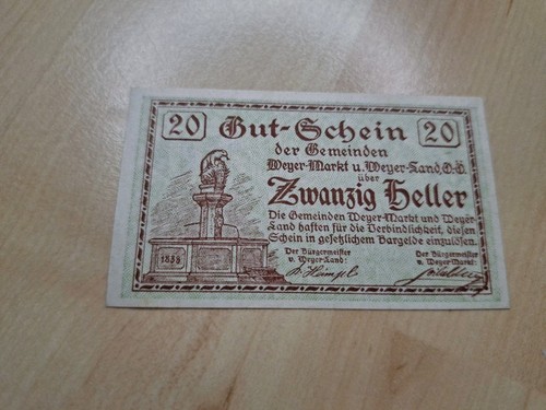 Notgeld österreich weyer - notgeld,