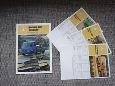 Mercedes Transporter 407 508 613 Prospekt Daten Brochure 1978 Deutsch selten