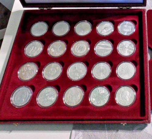Euro silbermünzensammlung - 10,
