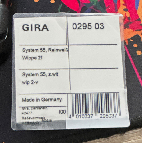 Gira system wippe fach - gira, 55