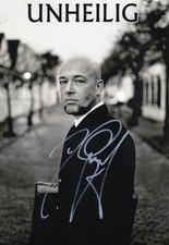 Unheilig - seltenes original Autogramm auf Karte - "DER GRAF"
