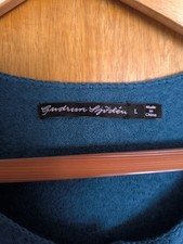 Wollmantel Von Gudrun Sjöden L Petrol Gefilzte Wolle wie XL XXL 