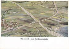 Schaubild der Reichsautobahn - Zum einjährigen Geburtstag