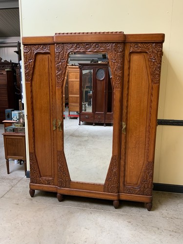 Antik kleiderschrank - -,