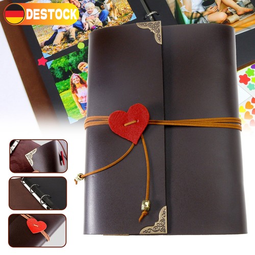 Retro diy fotoalbum leder - retro,