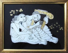 Hinterglasmalerei Käthe